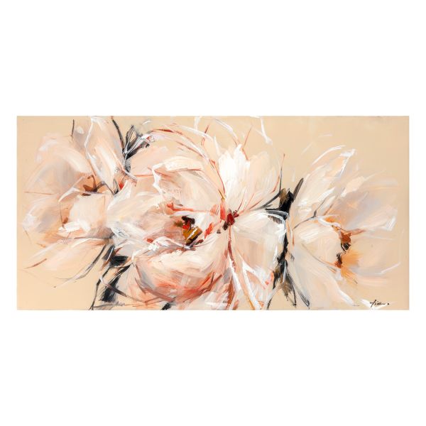 Oil painting 70x140cm, wonderful blossoms