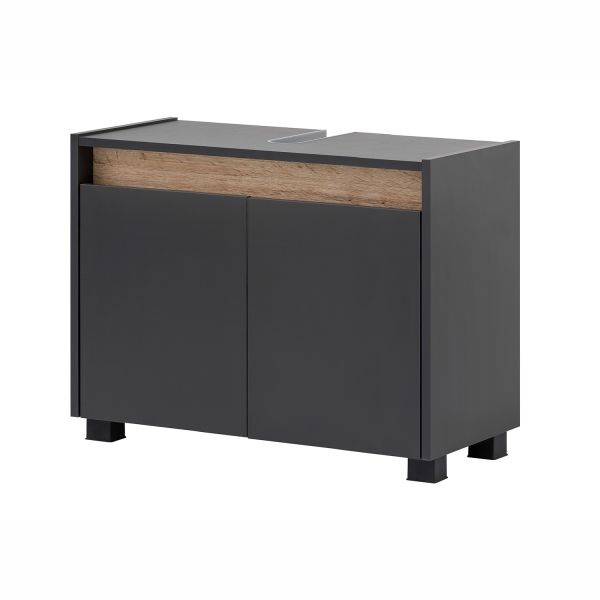 Washbasin cabinet COSMO 80x33xH55cm, anthracite