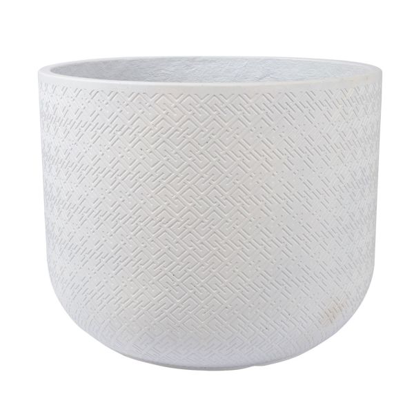 Lillepott SELENA D55xH43.5cm, valge
