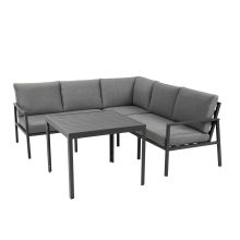 Garden furniture set ADRIAN table, corner sofa