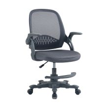 Task chair EMMY with footrest, grey