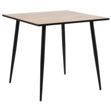 Dining table WILMA 80x80xH75cm, natural