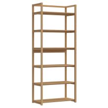 Bookcase LUDZA 80x40xH199,2cm, natural