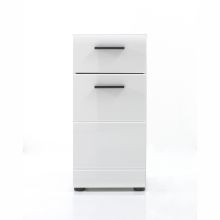 Bathroom cabinet SKIN 30x31xH79cm, white gloss