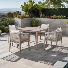 Laud MEDINA 100x100xH75cm, beež