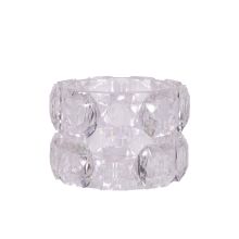 Подсвечник CHANLE D7xH5.5cm, прозрачный