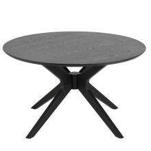 Coffee table DUNCAN D80xH45cm, black