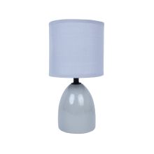 Table lamp LUNAR H23cm, grey