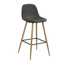 Bar stool WILMA grey