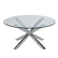 Coffee table HEAVEN D82xH40cm, glass