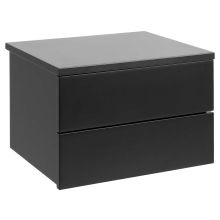 Bedside table AVIGNON 37x32xH24,6cm, black