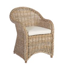 Armchair KATALINA 64x64xH85cm, natural rattan