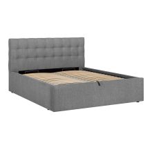 Bed LEENA 160x200cm, grey