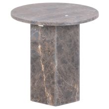 Side table NAXOS D50xH50cm, brown