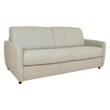 Sofa bed BRANDON 3-seater, light beige
