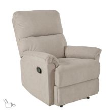 Tugitool GUSTAV manuaalne recliner, taupe