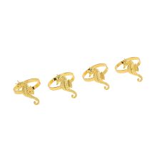 Napkin rings GLAMOR 4pcs, seahorse