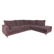 Corner sofa LAYLA RC, greyish pink