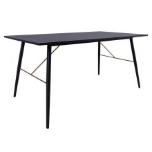 Dining table LUXEMBOURG 160x90xH75cm, black