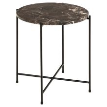 Side table AVILA D42xH45cm, brown