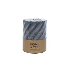 Candle PURE COLOR D6,8xH9,5cm, grey