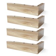 Jalg H5,5cm, 4tk, puit