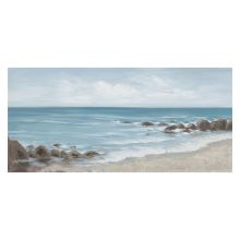 Oil painting 70x150cm, seashore