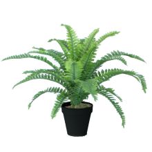 Искусственное растение BOSTON FERN H45см, папоротник, чёрный горшок