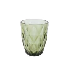 Drinking glass low CORAL 250ml, green