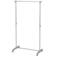 Стойка для одежды FRED на колесах, 85x43xH95-160cм, цвет: серебристый, хром