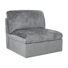 Modular sofa SAMOA 1-seater armless section, grey