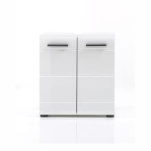 Washbasin cabinet SKIN 60x31xH56cm, white gloss