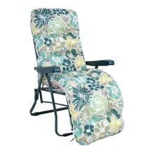 Deck chair BADEN-BADEN light floral pad