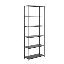 Bookcase NEWCASTLE 69,5x30xH185cm, black