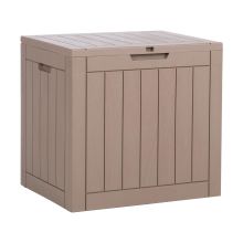 Storage box PORTOLA 56x43xH53cm/118L, beige plastic