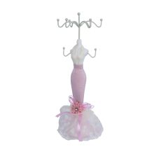 Jewelry stand ANGELINA pink long dress