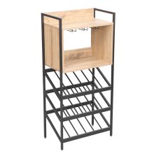 Veiniriiul HANNES 51x30xH108cm, rustik melamiin