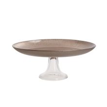 Стеклянный сосуд CAKE PLATE D28см