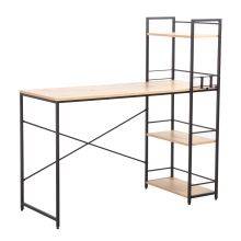 Kirjutuslaud STUDY 120x51xH120cm, tamm/pruun