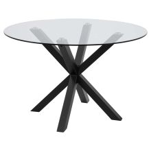 Dining table HEAVEN D119xH75,5cm, clear