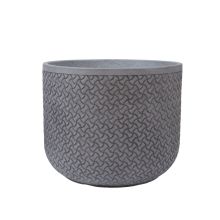 Plant holder SANDY D37xH30cm, grey