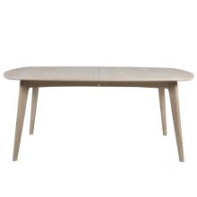 Dining table MARTE 180x102xH76cm, light oak