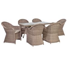 Garden furniture set TOSCANA table and 6 chairs