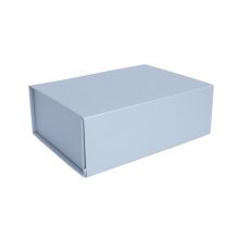 Paper box TRUDY 35x25x11cm foldable, grey