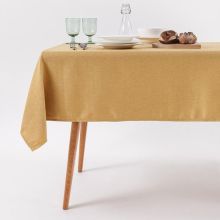 Tablecloth EASY CARE 135x220cm ochre yellow, 250g/m2