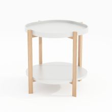 Side table NORAH 50x50xH55cm, white