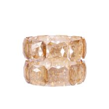 Подсвечник CHANLE D7xH5.5cm, цвет золота