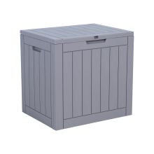 Storage box PORTOLA 56x43xH53cm/118L, grey plastic