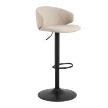 Bar stool ELLA beige/black