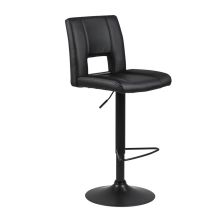 Bar stool SYLVIA black PU/black
